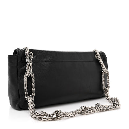 Chanel Grained Calfskin Mademoiselle Lock Bijoux Chain Flap Black Black 3 of 11
