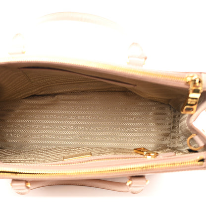 Prada Saffiano Small Galleria Double Zip Tote Cammeo 5 of 12