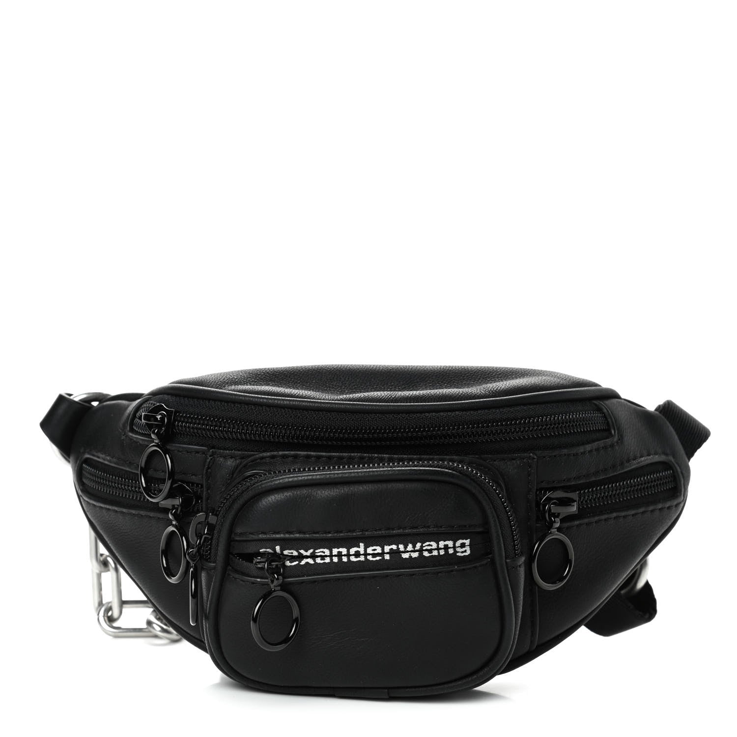 Alexander Wang Lambskin Attica Mini Belt Bag Black 1 of 4