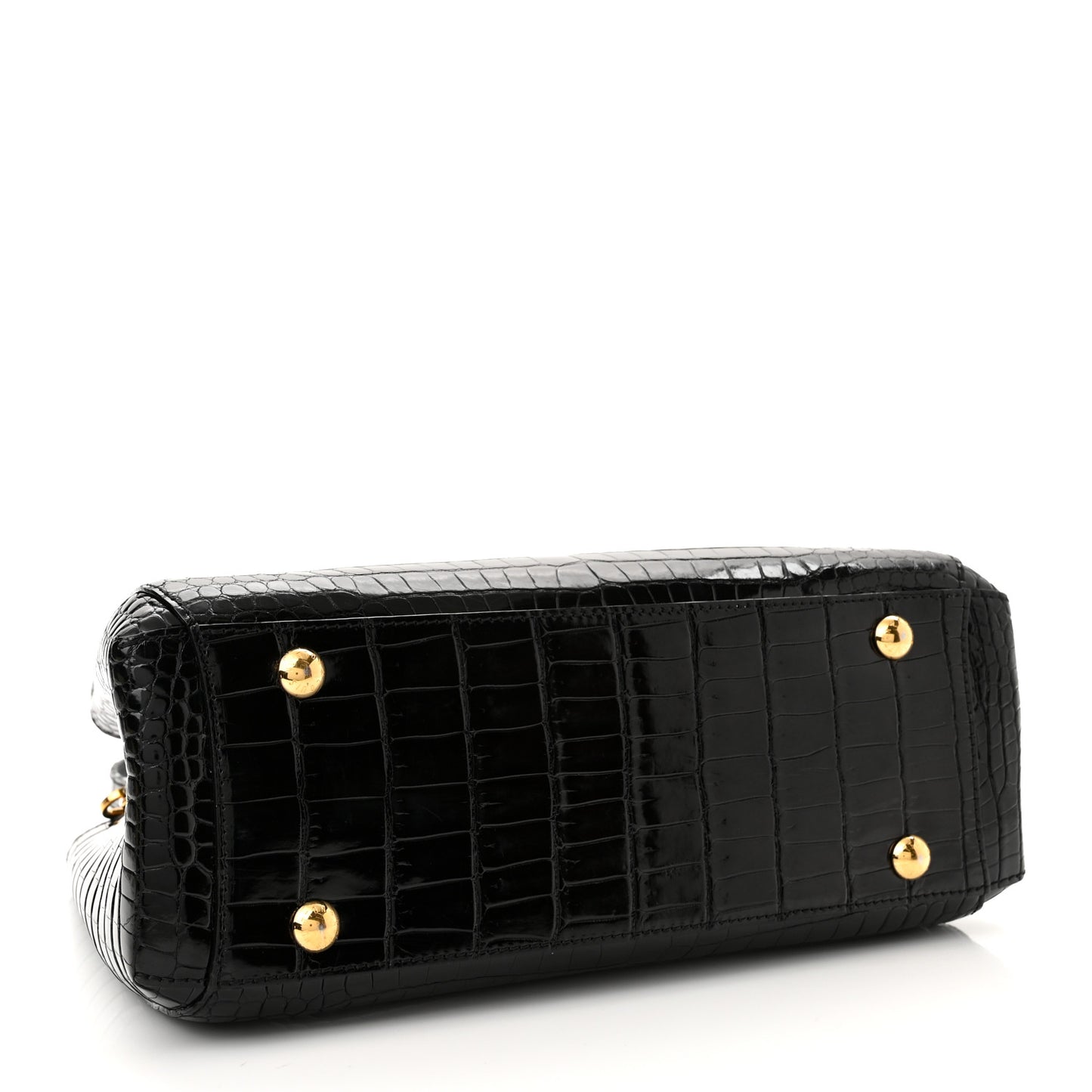 Crocodile Brilliant Montaigne MM Black