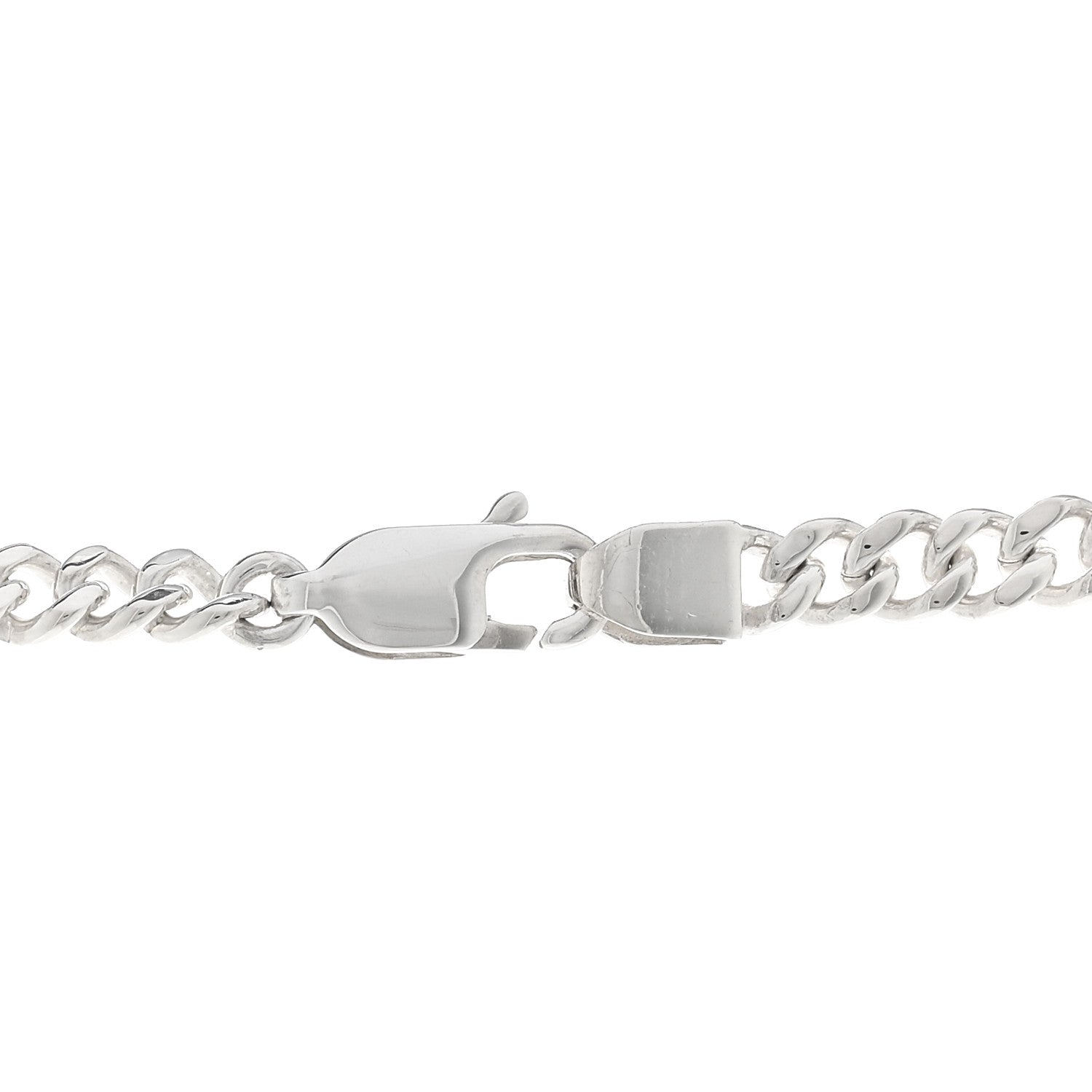 Tiffany Sterling Silver Diamond Return to Tiffany ID Oval Pendant Necklace 5 of 5