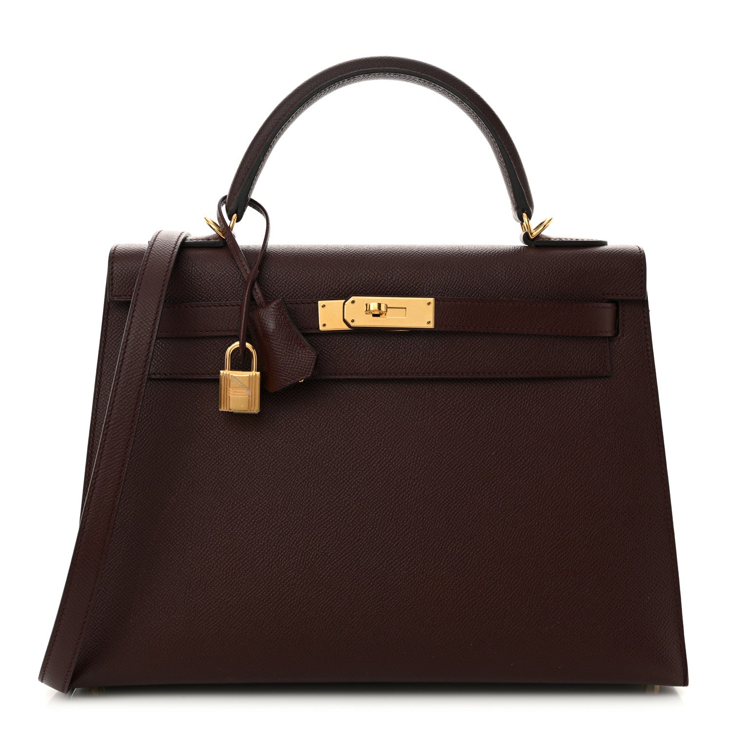 Hermes Epsom Kelly Sellier 32 Bordeaux 1 of 20