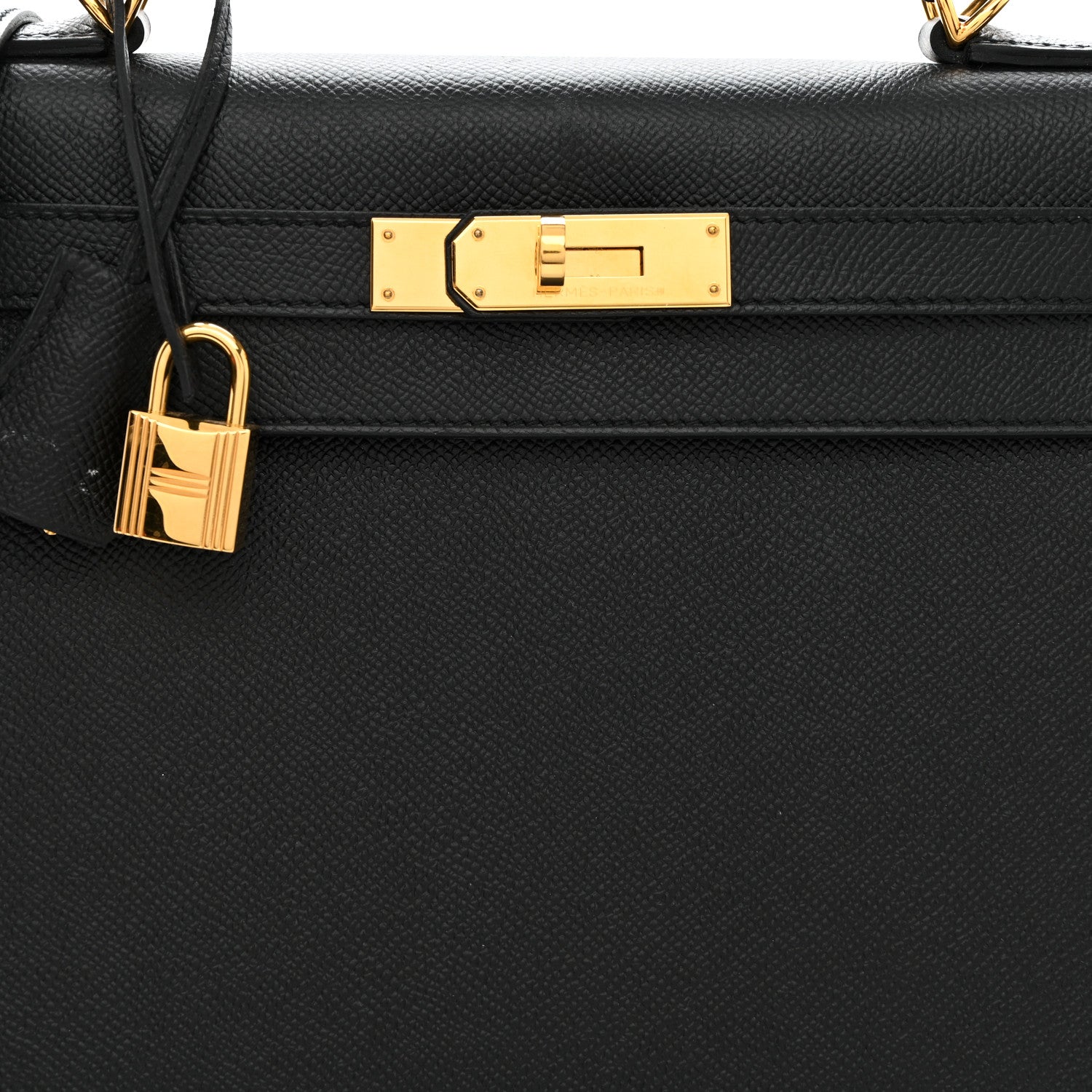 Hermes Epsom Kelly Sellier 28 Black 8 of 15