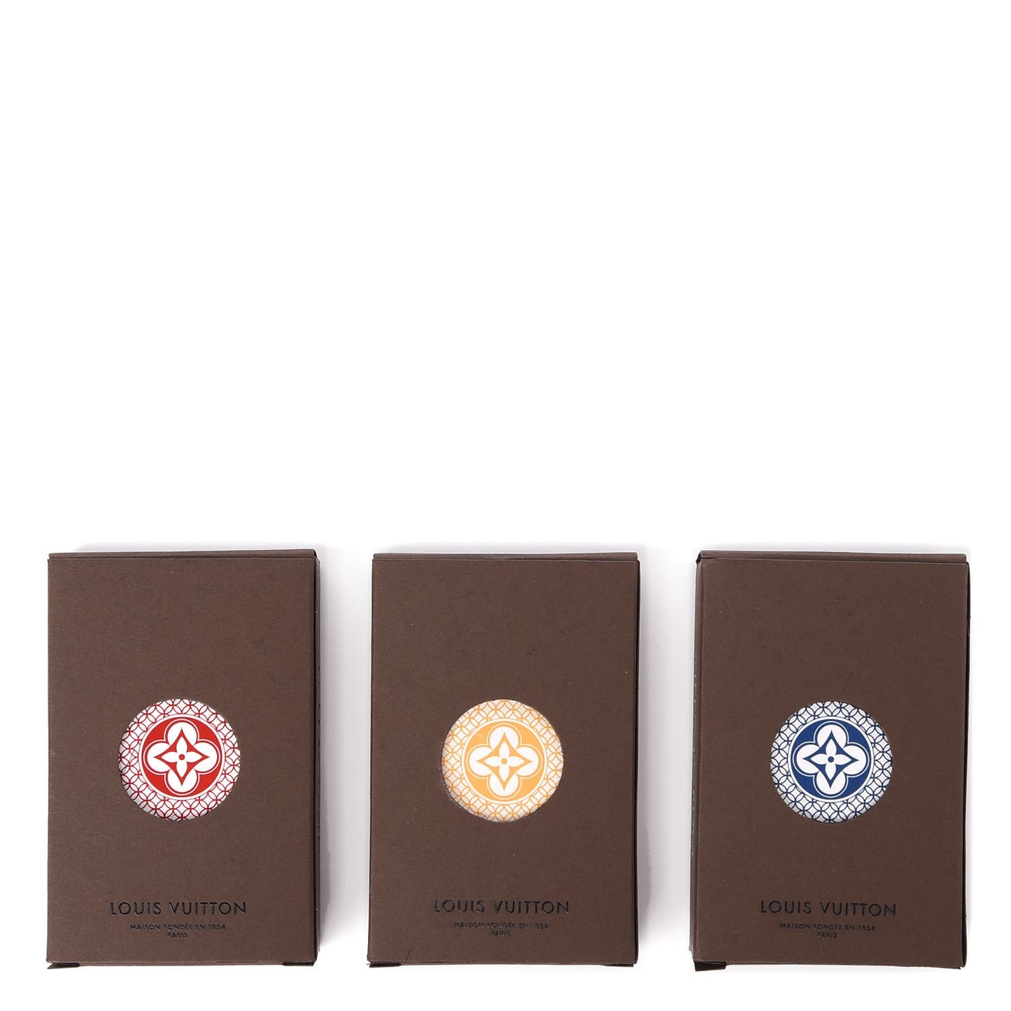 Monogram Fleur 3 Pack Playing Cards
