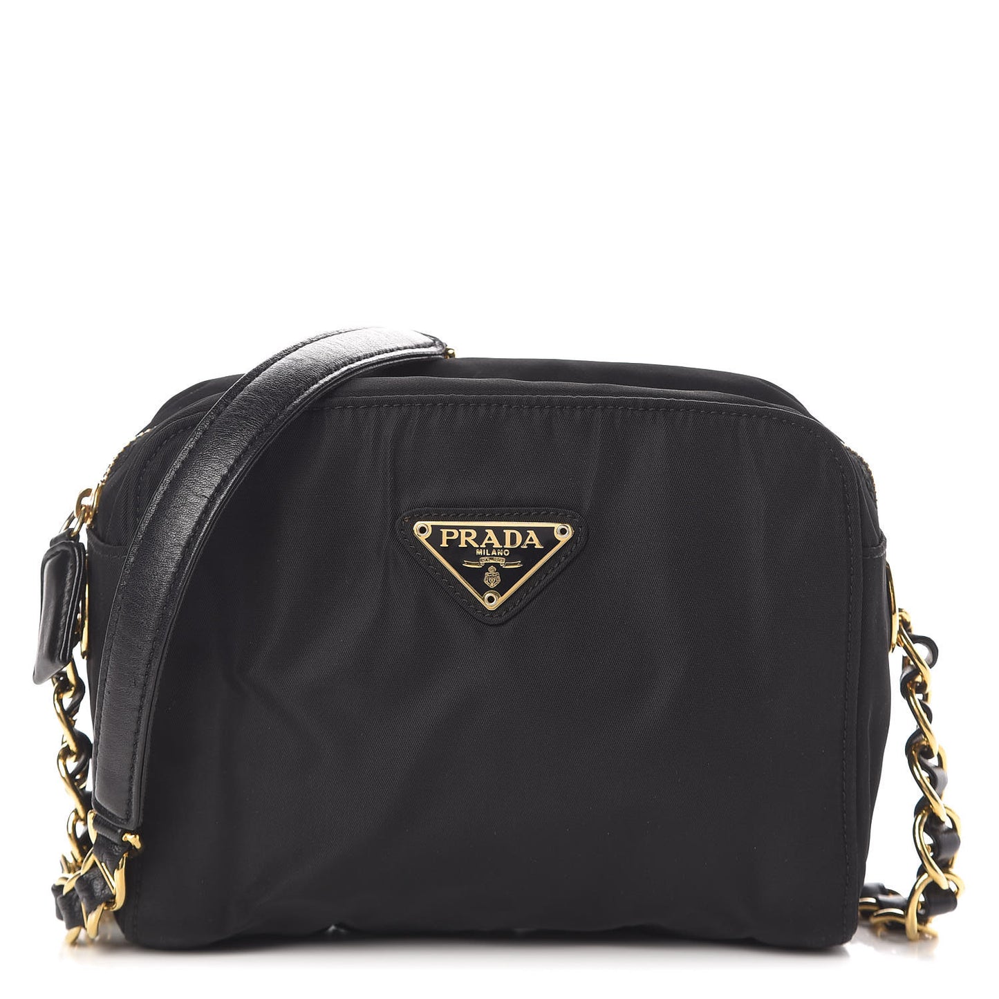 Tessuto Nylon Shoulder Bag Black