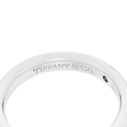 Tiffany Platinum Diamond Elsa Peretti Band Ring 48 4.5 4 of 6