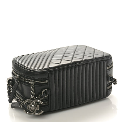 Chanel Lambskin Small Coco Boy Camera Case Black 4 of 11