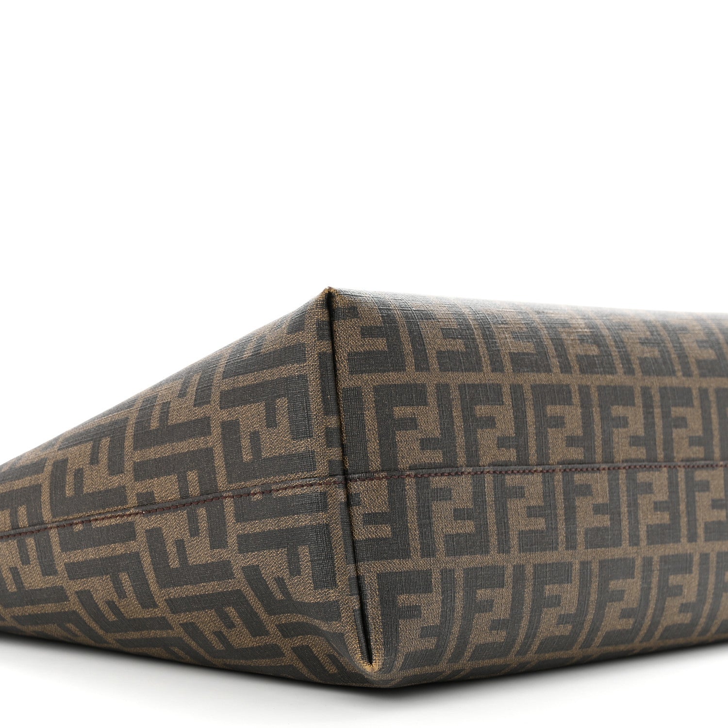 Fendi Zucca Spalmati Medium Roll Tote Tobacco Fuxia 9 of 12