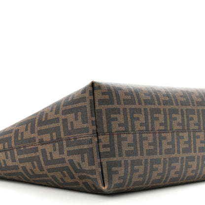 Fendi Zucca Spalmati Medium Roll Tote Tobacco Fuxia 9 of 12