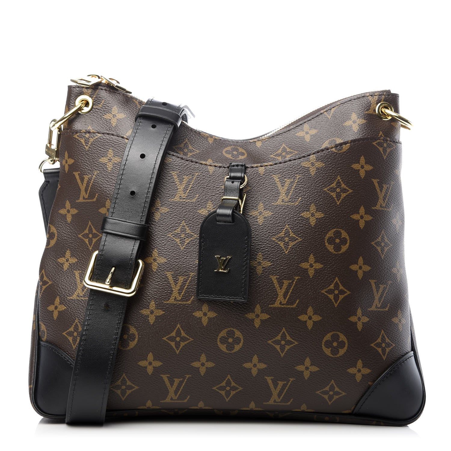 Louis Vuitton Monogram Odeon MM Black 1 of 9