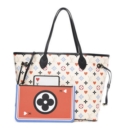 Louis Vuitton Game On Neverfull MM White 1 of 10