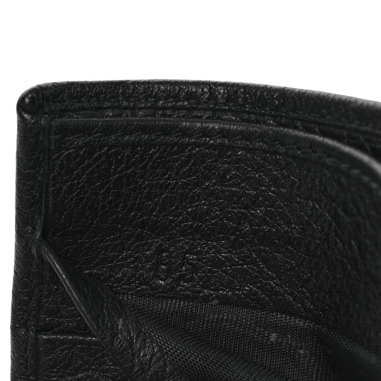 Prada Vitello Daino Push Lock Flap Wallet Black 9 of 12