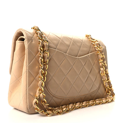 Chanel Lambskin Quilted Small Double Flap Beige 3 of 11