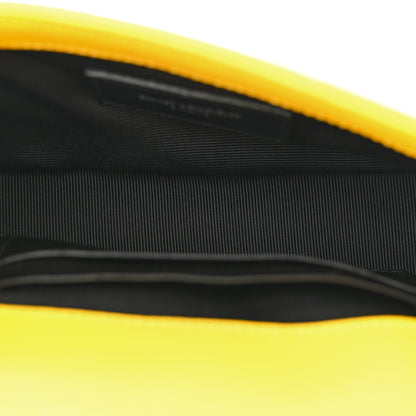 Saint Laurent Calfskin Matelasse Chevron Monogram Classic Baby Chain Bag Jaune 5 of 10