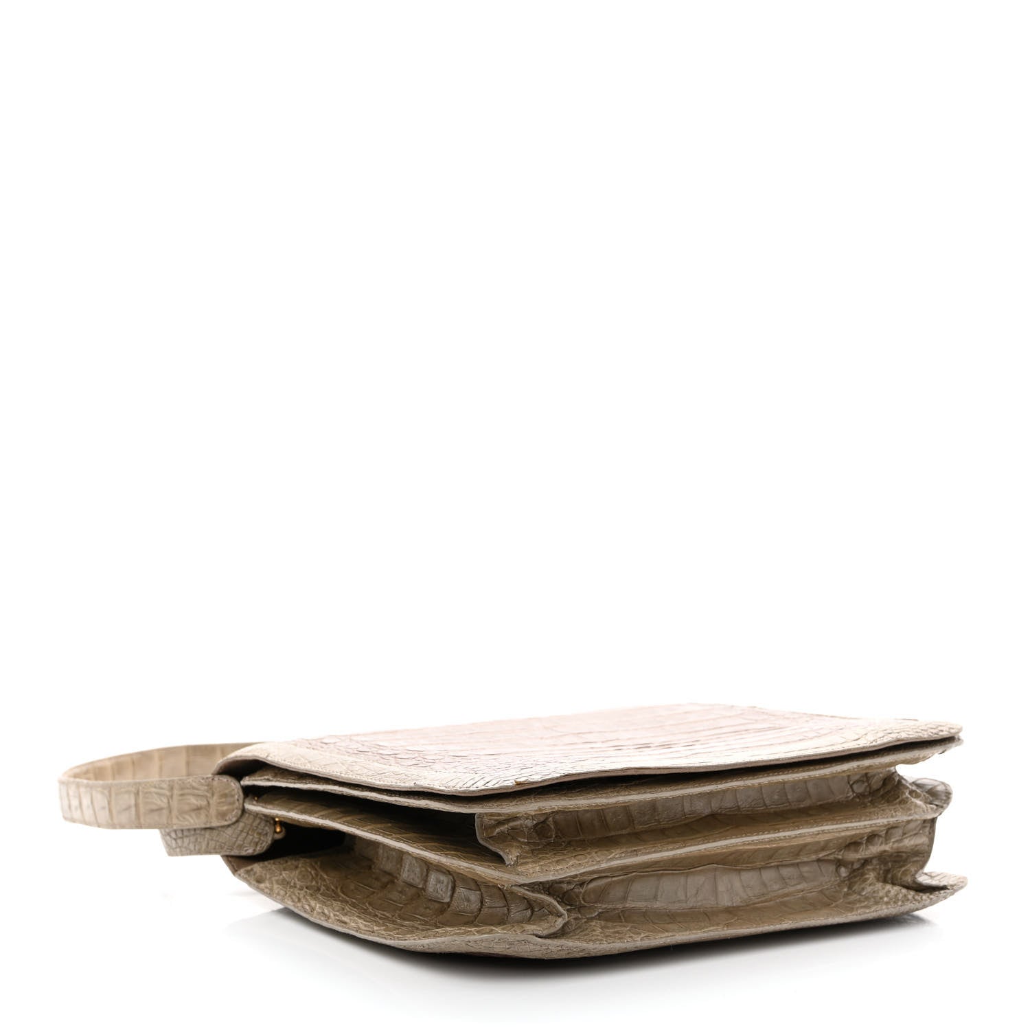 Nancy Gonzalez Crocodile Crossbody Bag Taupe 4 of 10