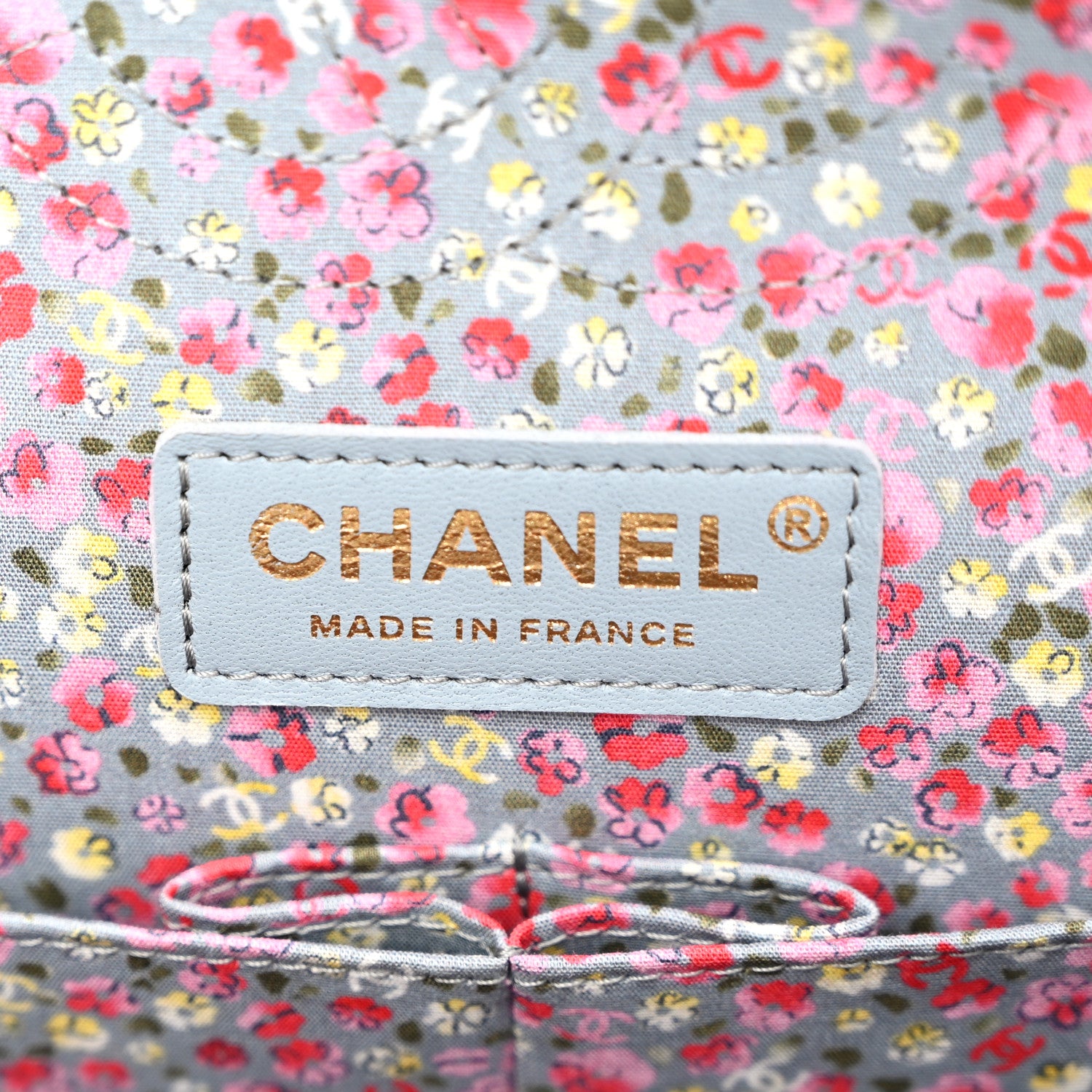 Chanel Toile Quilted Medium Cuba Double Flap Khaki 6 of 10