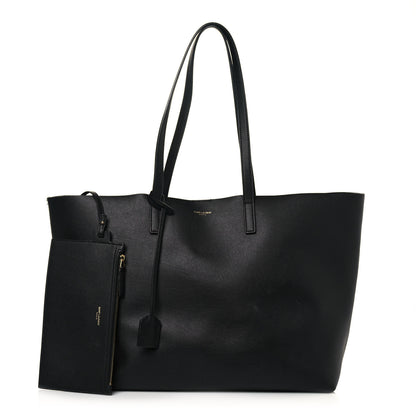 Saint Laurent Calfskin Large Shopping Tote Black 1 of 16