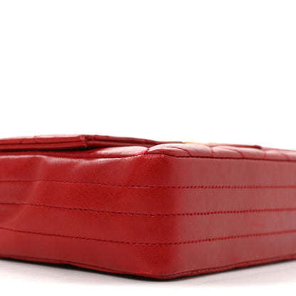 Chanel Lambskin Quilted Small Single Flap Red 9 of 10