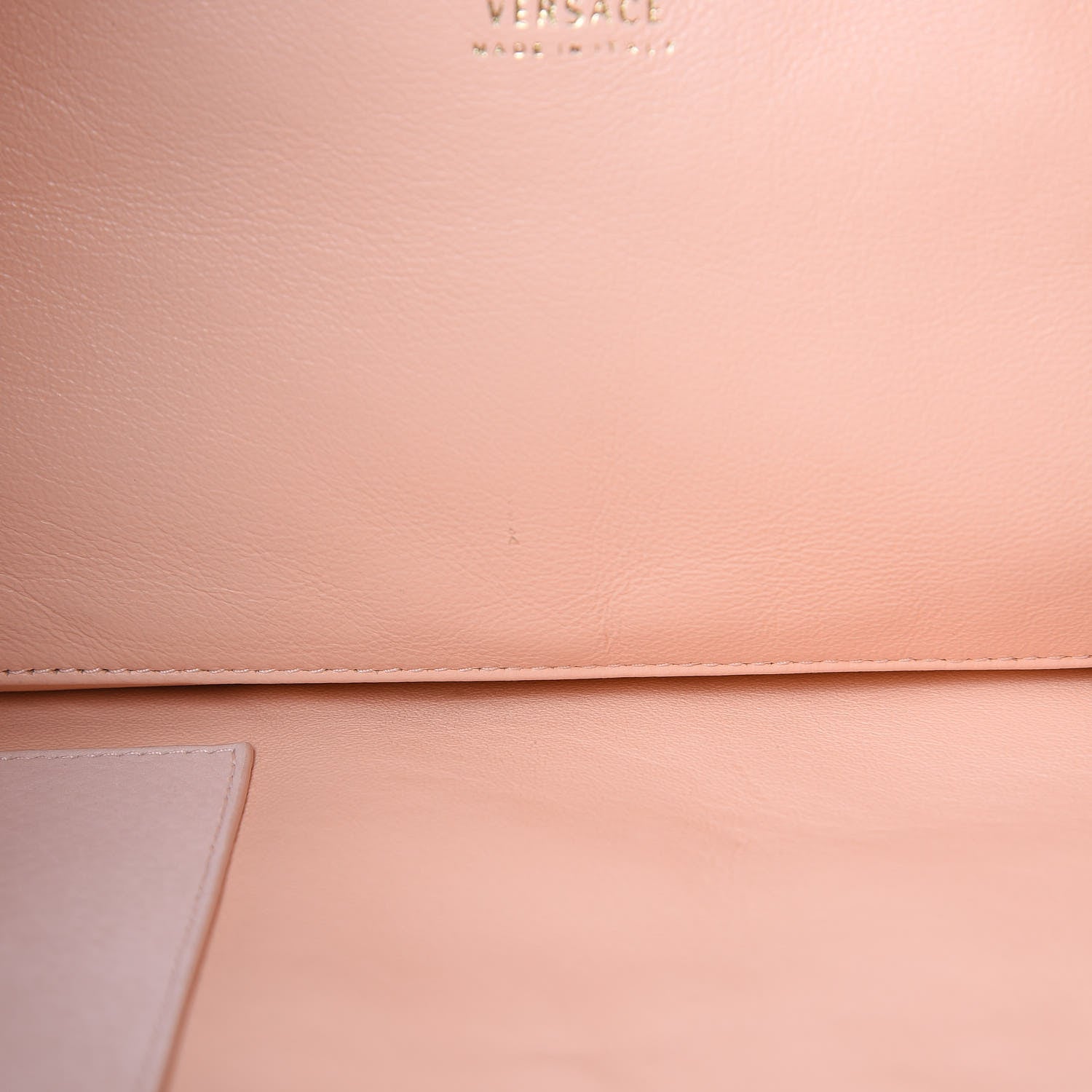 Versace Vitello PVC Barocco Medusa Tote Light Pink 7 of 17