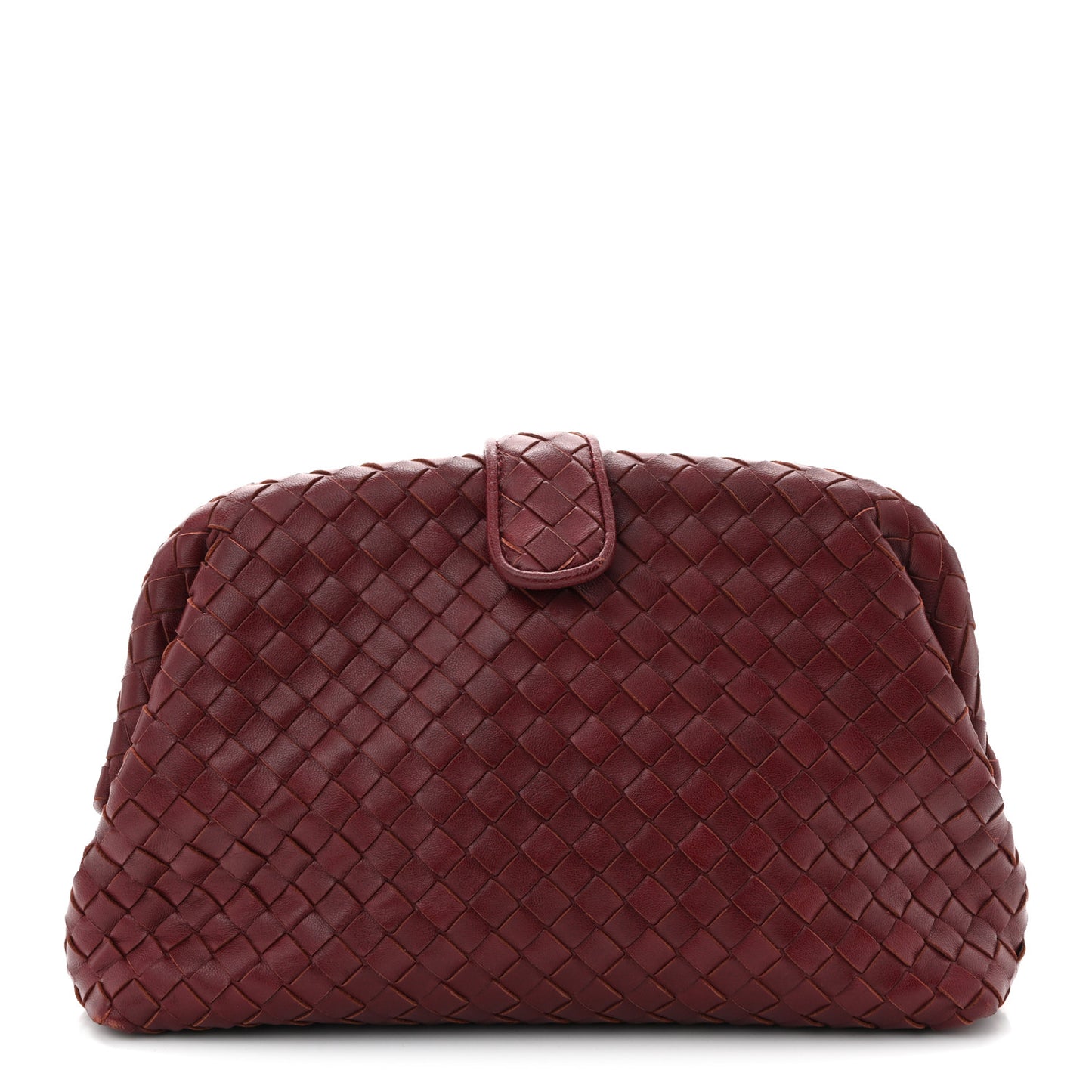 Nappa Intrecciato The Lauren 1980 Clutch Gigolo Red