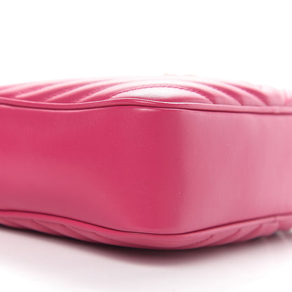 Saint Laurent Calfskin Matelasse Monogram Lou Camera Bag Bright Pink 6 of 8