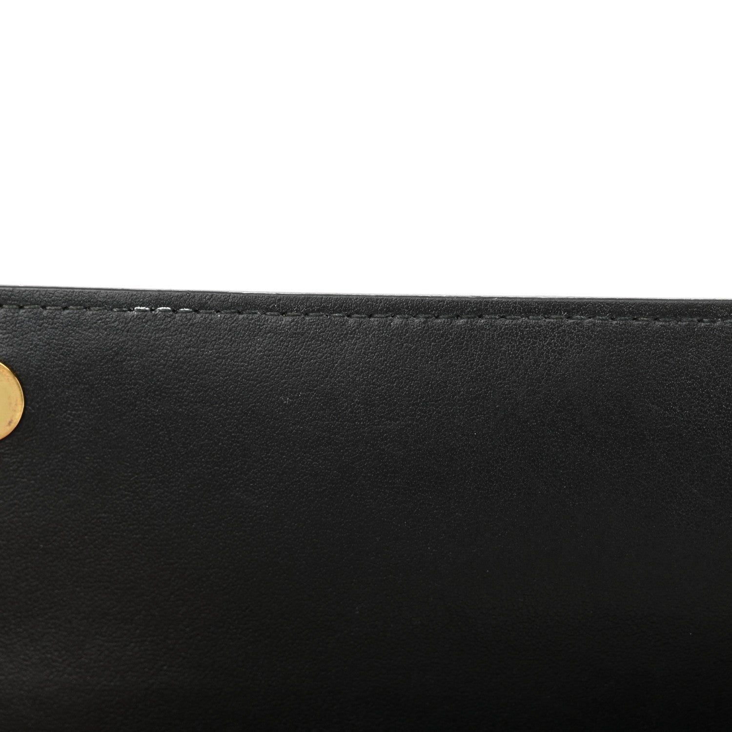 Prada Saffiano Vernice Triangle Chain Wallet Black 10 of 11