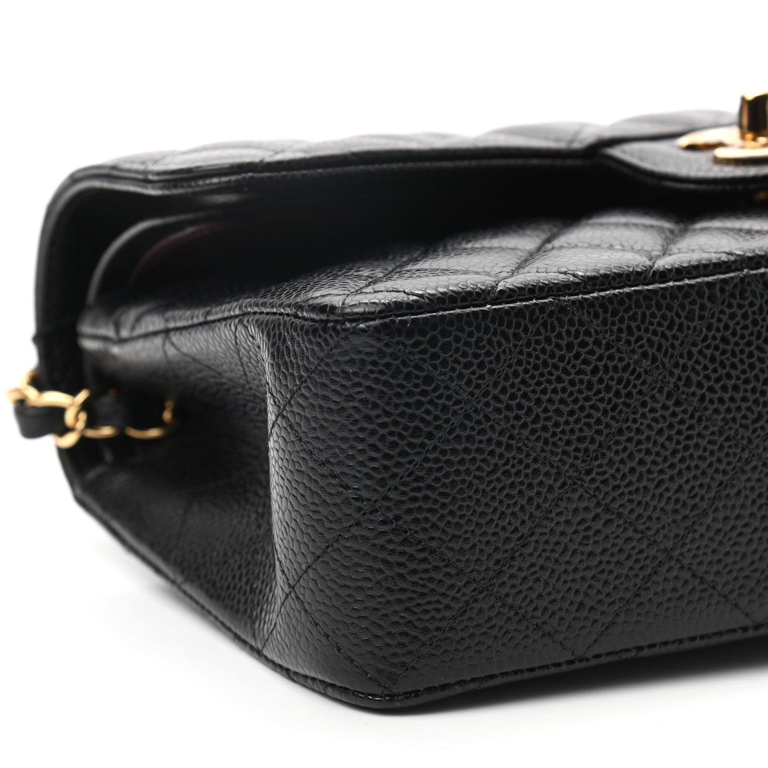 Chanel Caviar Quilted Small Double Flap Black 8 of 9