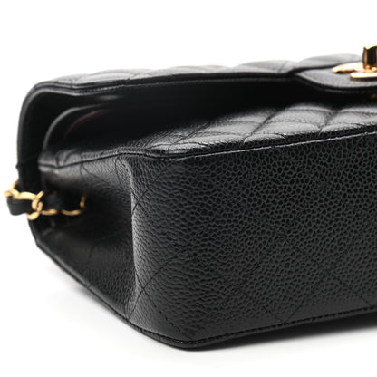 Chanel Caviar Quilted Small Double Flap Black 8 of 9