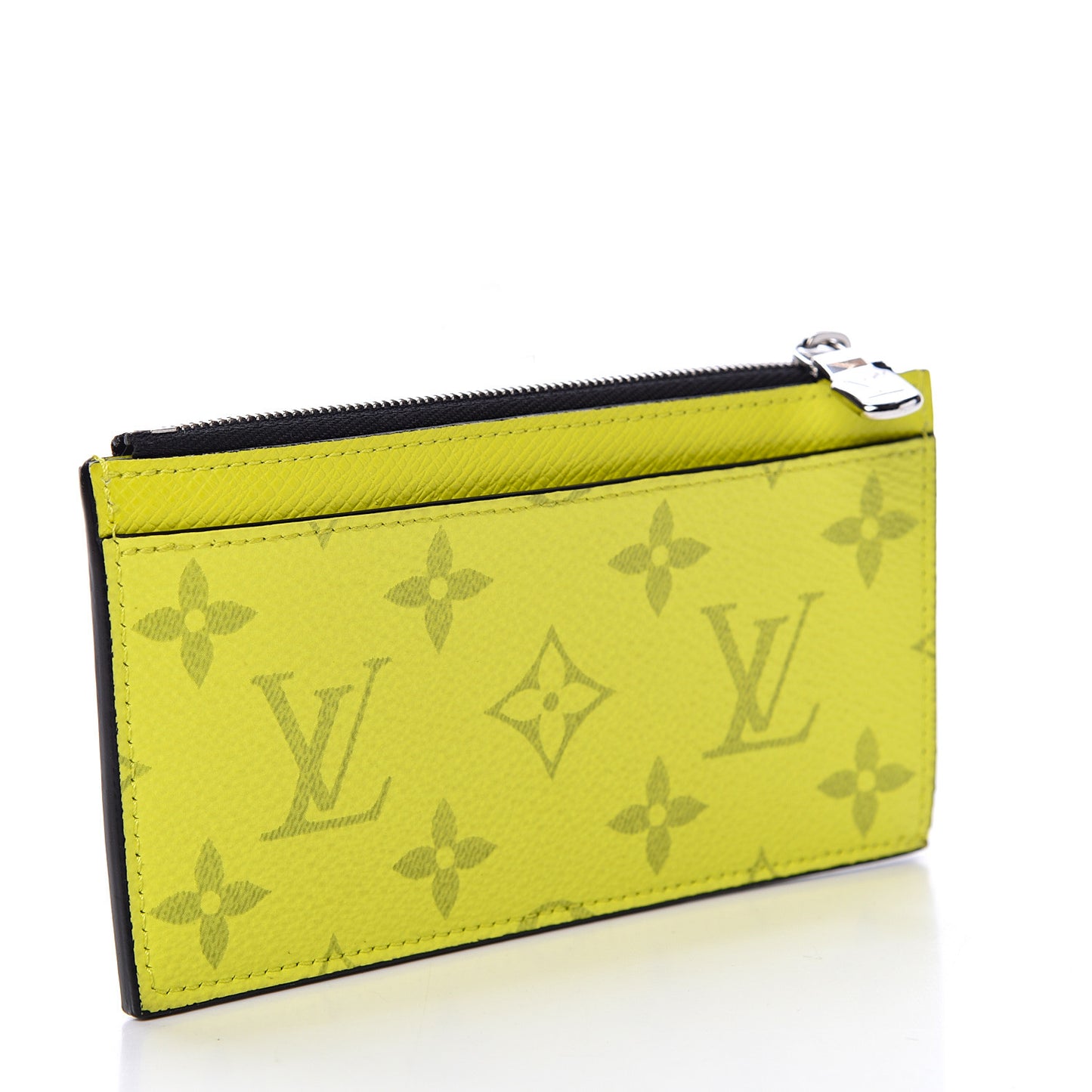 Monogram Taiga Coin Card Holder Yellow