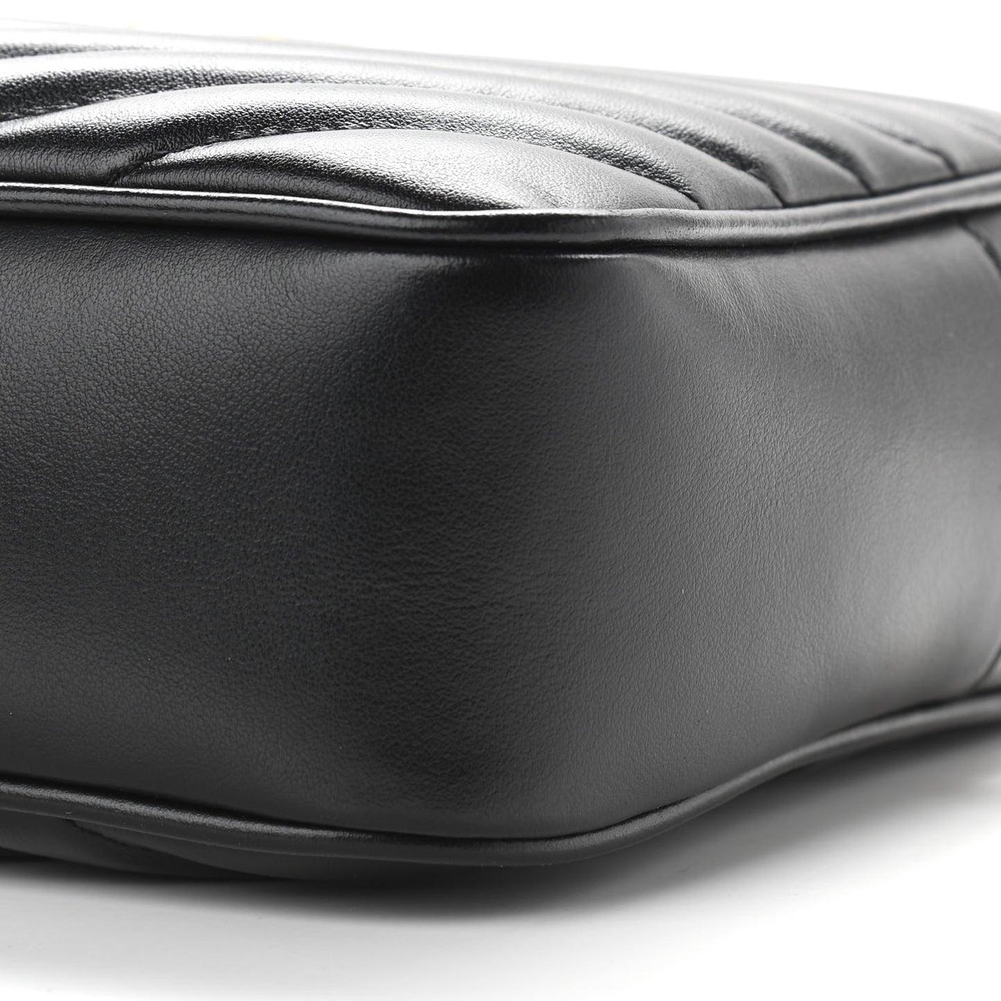 Calfskin Matelasse Monogram Lou Camera Bag Black
