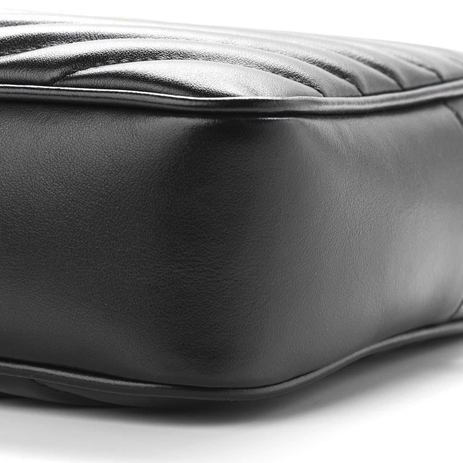 Saint Laurent Calfskin Matelasse Monogram Lou Camera Bag Black 10 of 12