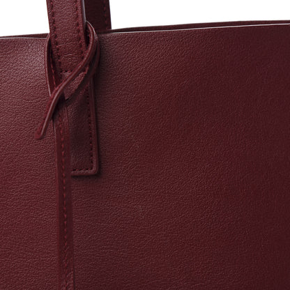 Saint Laurent Calfskin Large Shopping Tote Bordeaux 11 of 12