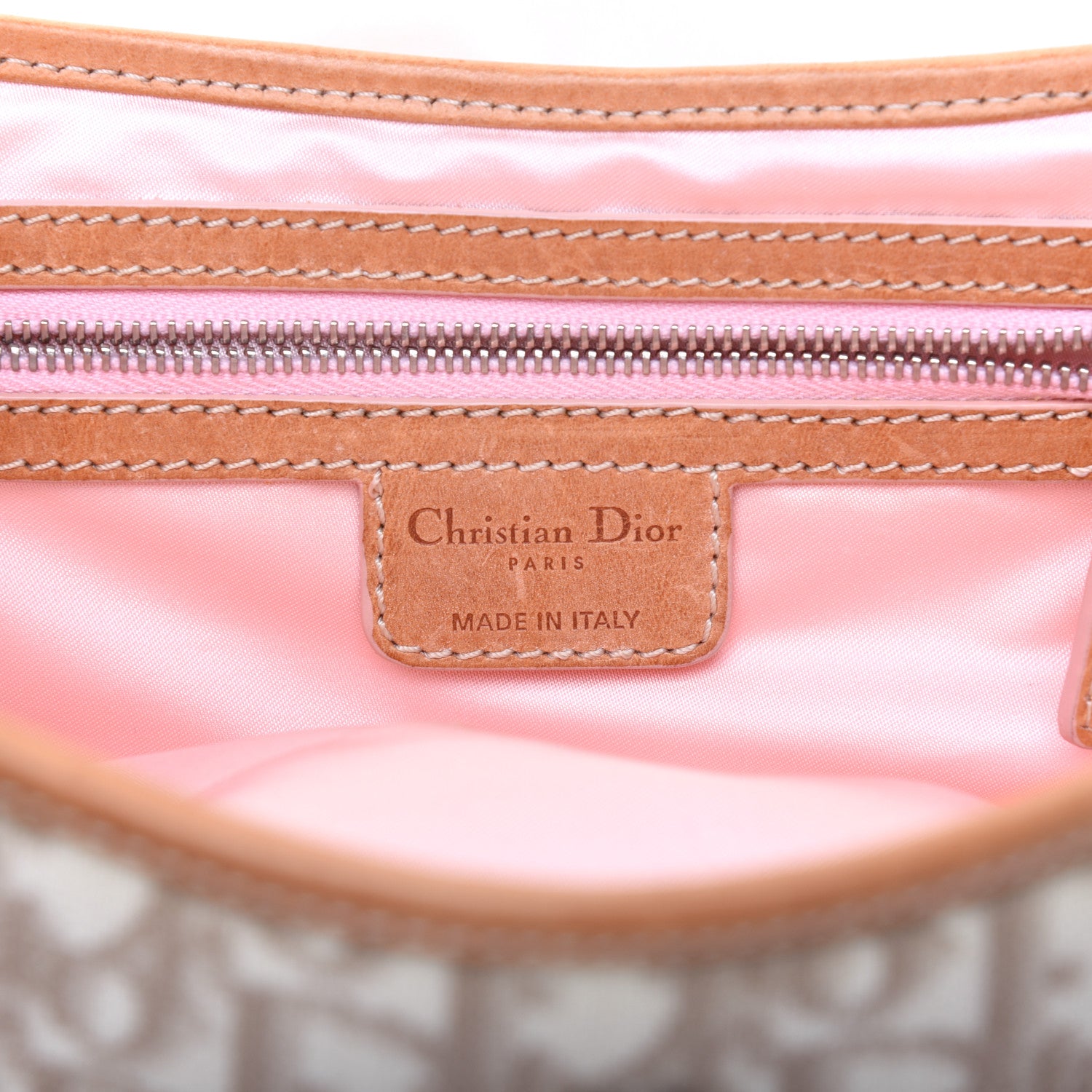 Christian Dior Monogram Romantique Trotter Bag Rose 8 of 10