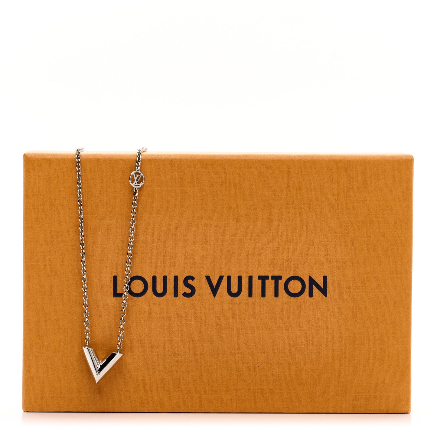 Metal Essential V Supple Necklace Silver