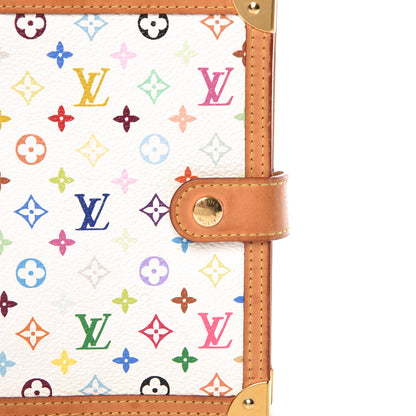 Louis Vuitton Monogram Multicolor Small Ring Agenda Cover White 7 of 10