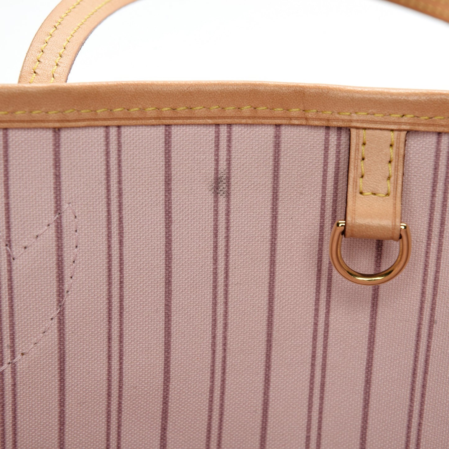 Monogram Capri V Neverfull MM Rose Ballerine