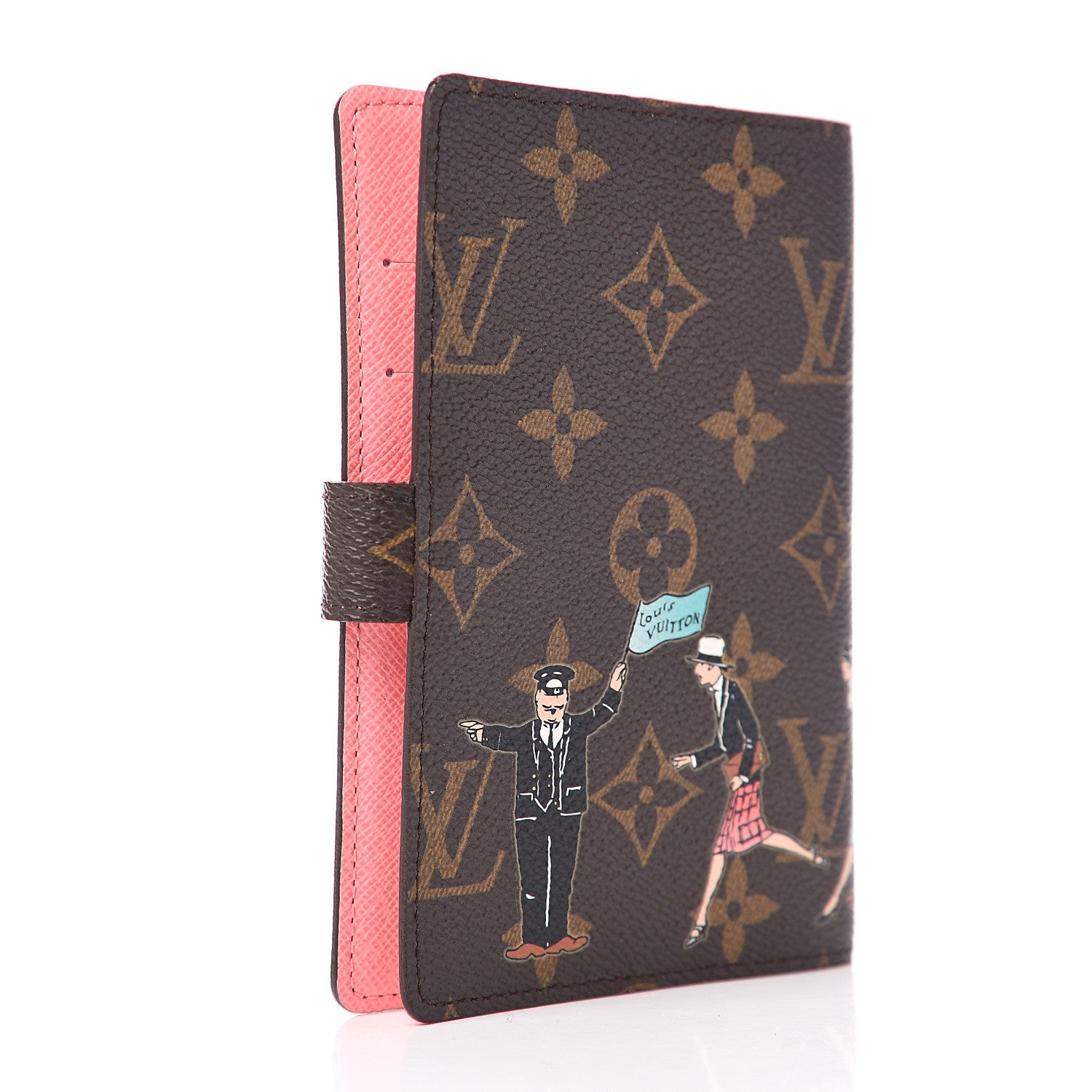 Louis Vuitton Monogram Illustre Small Ring Agenda Rose 2 of 5