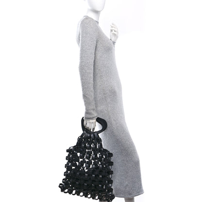 Bottega Veneta Lambskin Grasp Top Handle Tote Black 3 of 12