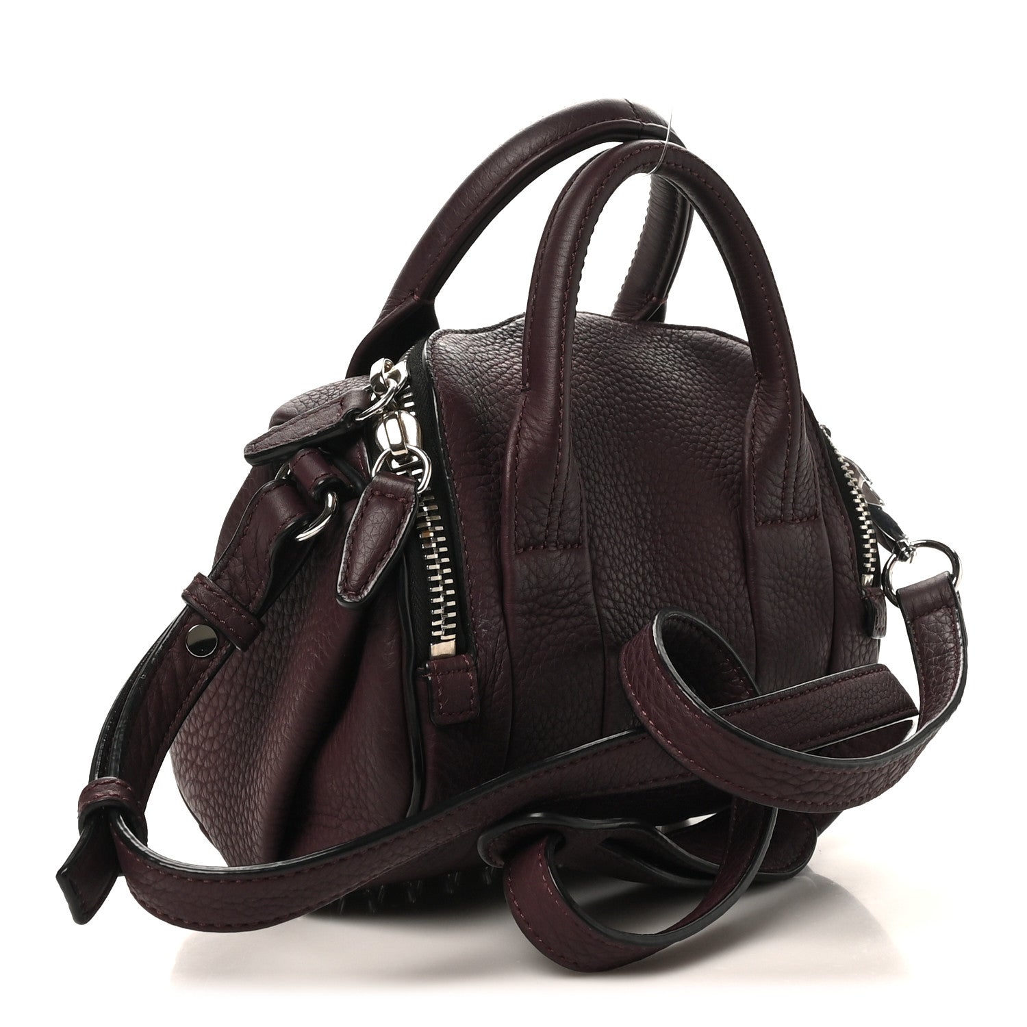 Alexander Wang Pebbled Calfskin Mini Rockie Oxblood 3 of 9