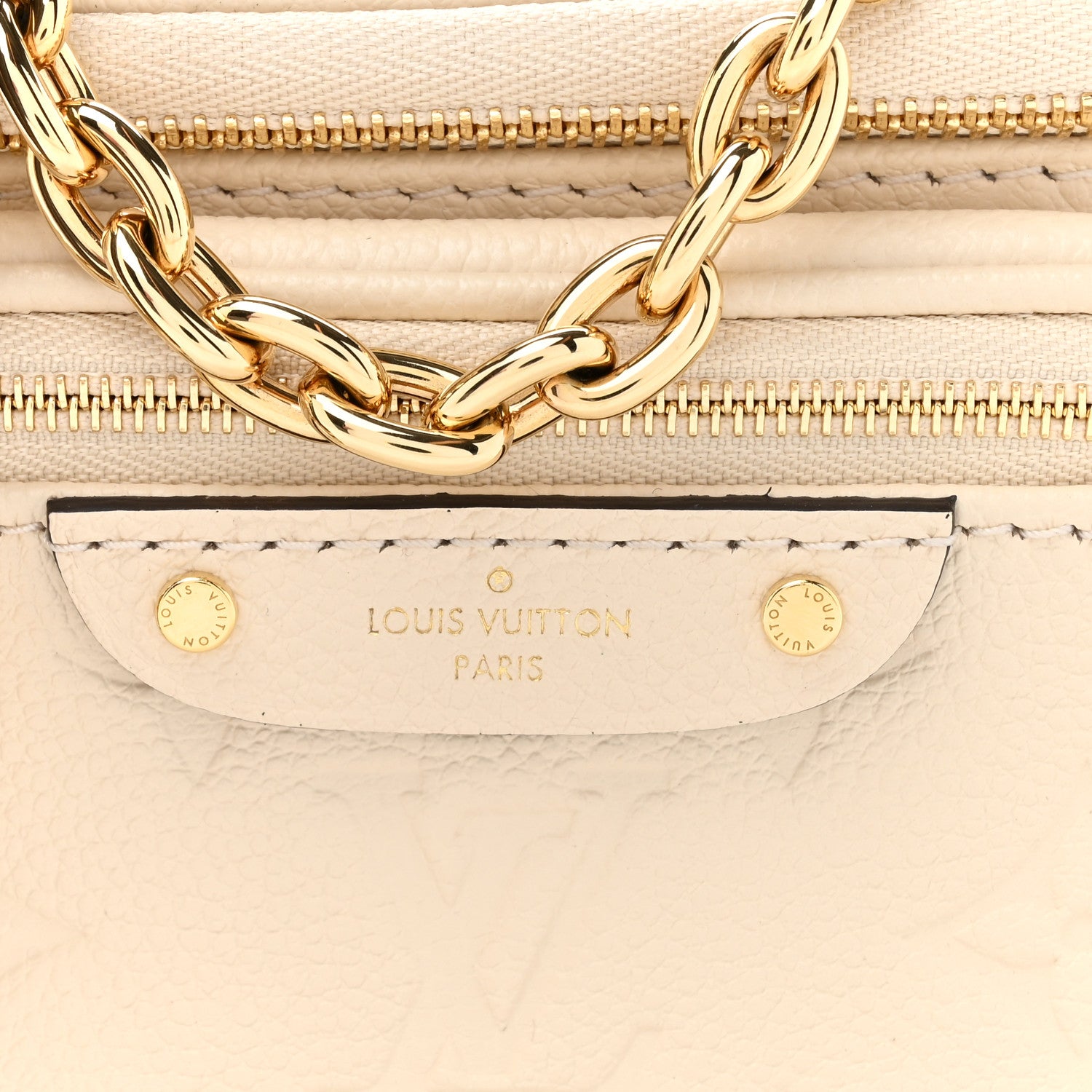 Louis Vuitton LOUIS VUITTON Empreinte Mini Bumbag Cream 7 of 10