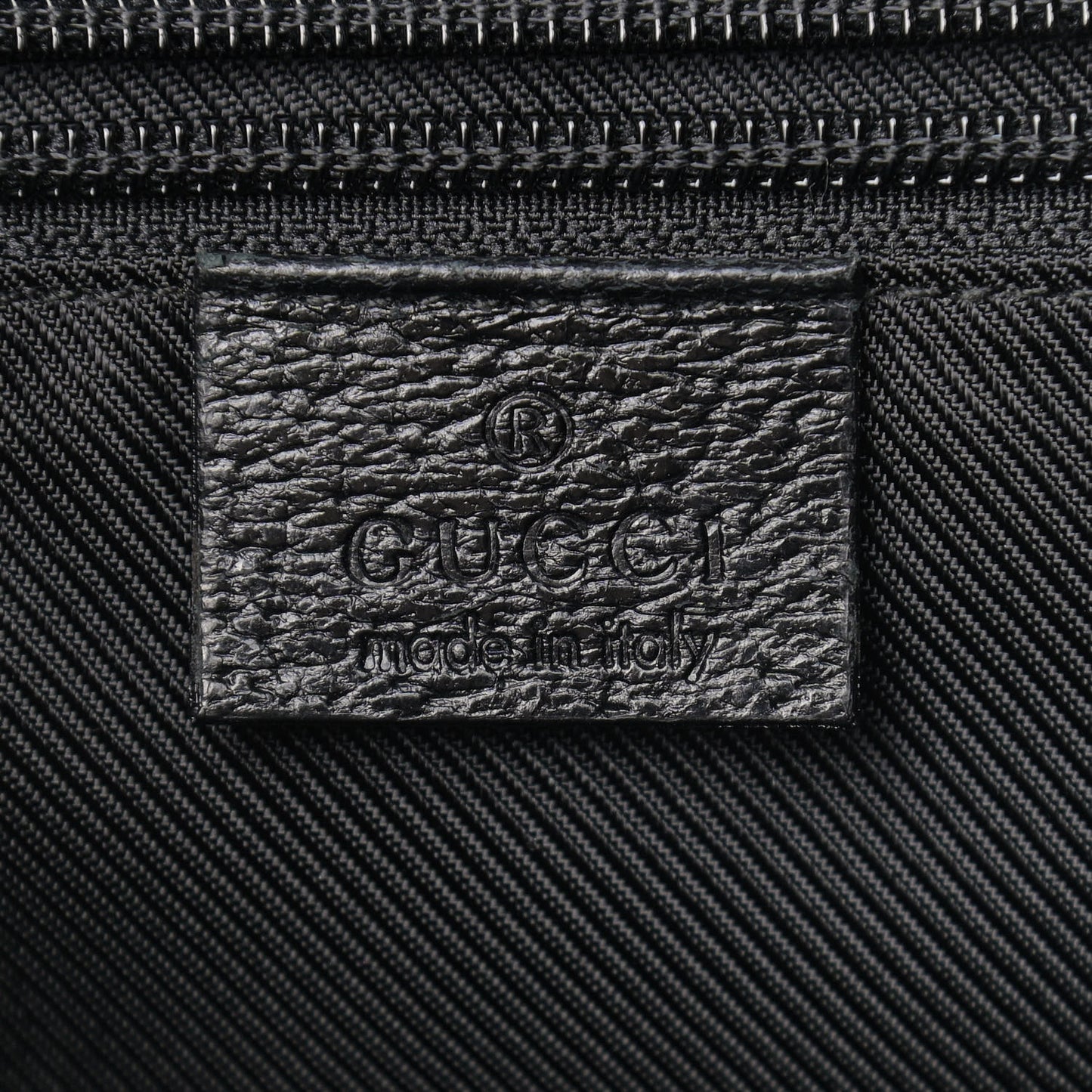 GG Monogram Single Buckle Backpack Black