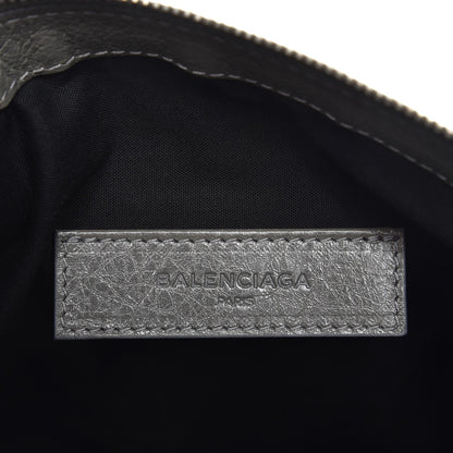 Balenciaga Agneau Arena Classic Hardware Medium Clip Gris Fumee 7 of 9
