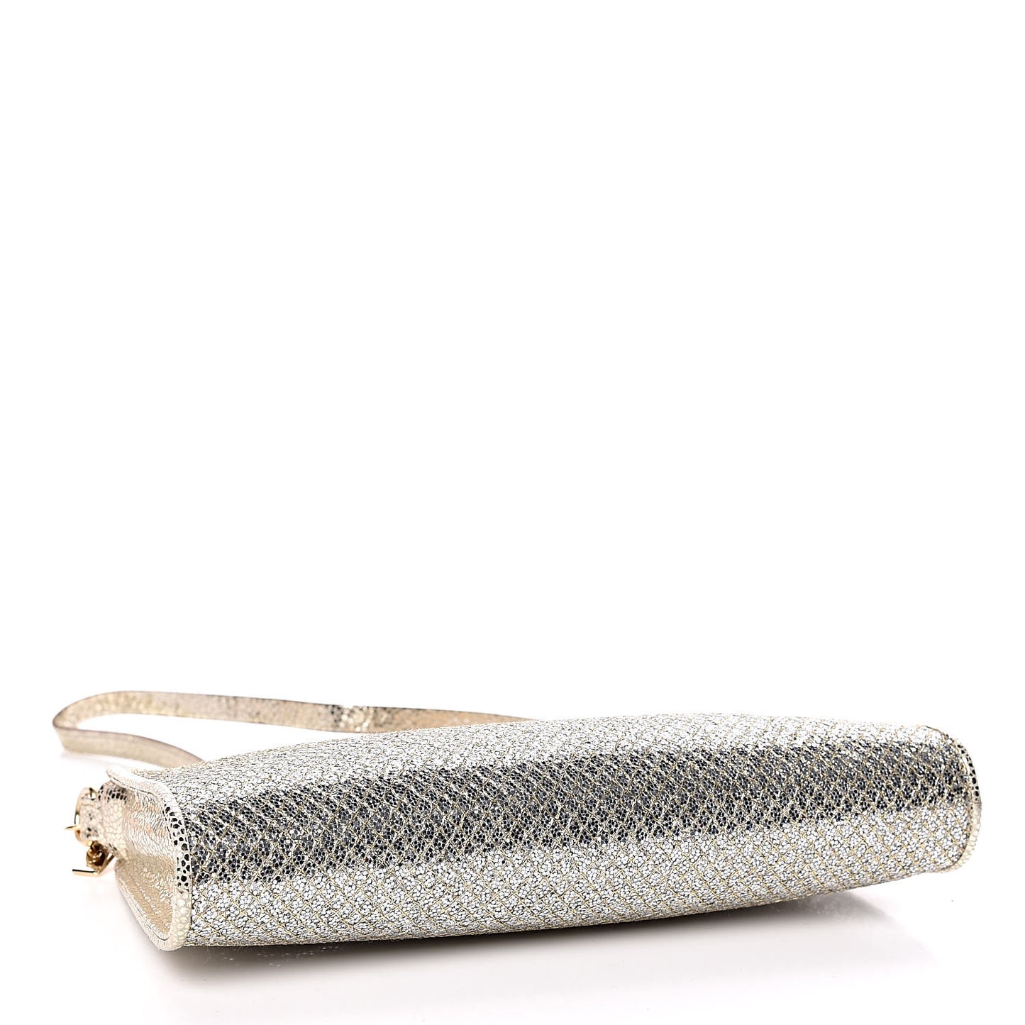 Glitter Fabric Shoulder Bag Champagne