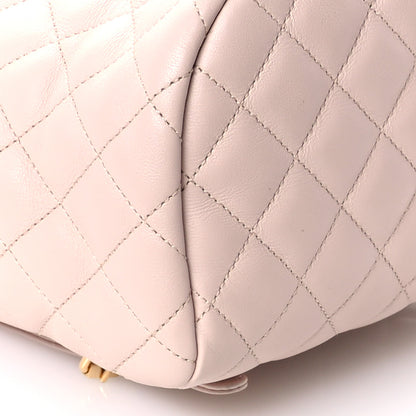 Chanel Lambskin Quilted Small Urban Spirit Backpack Light Pink 9 of 13
