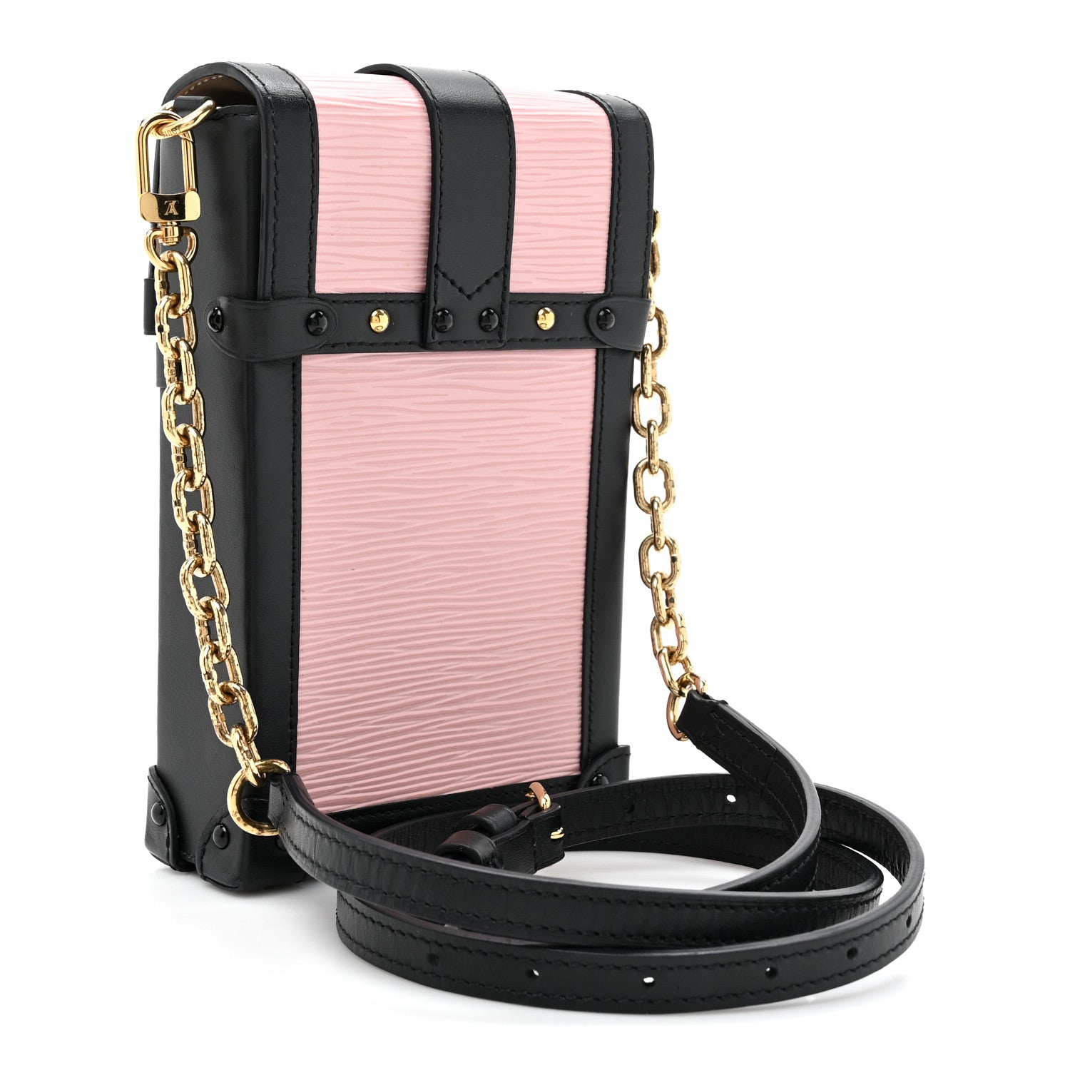 Louis Vuitton Epi Pochette Trunk Verticale Rose Ballerine 3 of 12