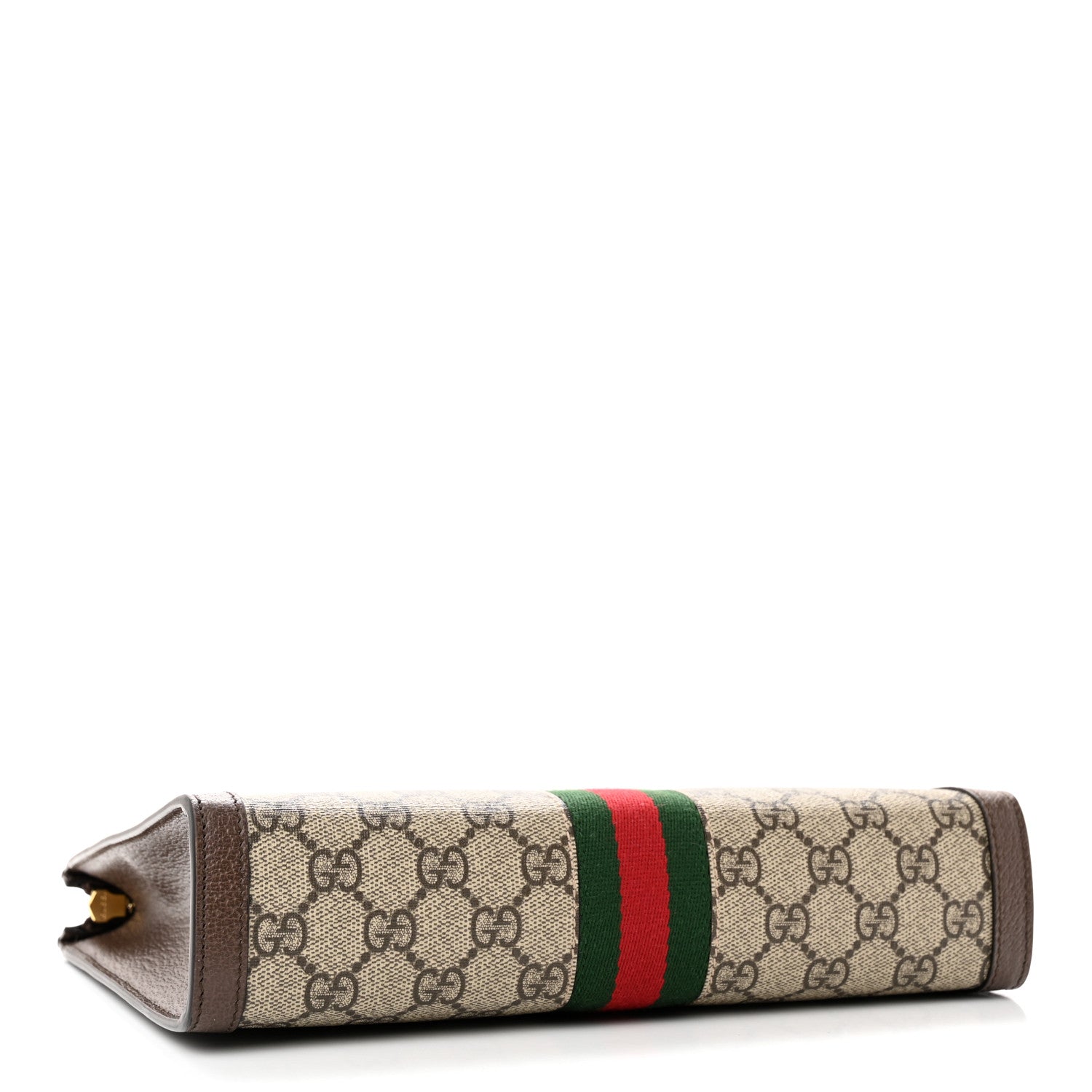 Gucci GG Supreme Monogram Web Ophidia Pouch Brown 4 of 10