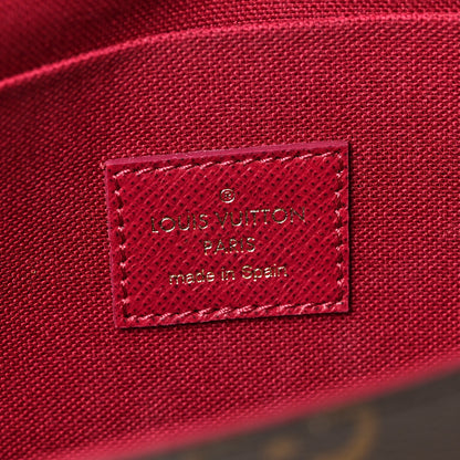 Louis Vuitton Monogram Pochette Felicie Chain Wallet Fuchsia 7 of 9