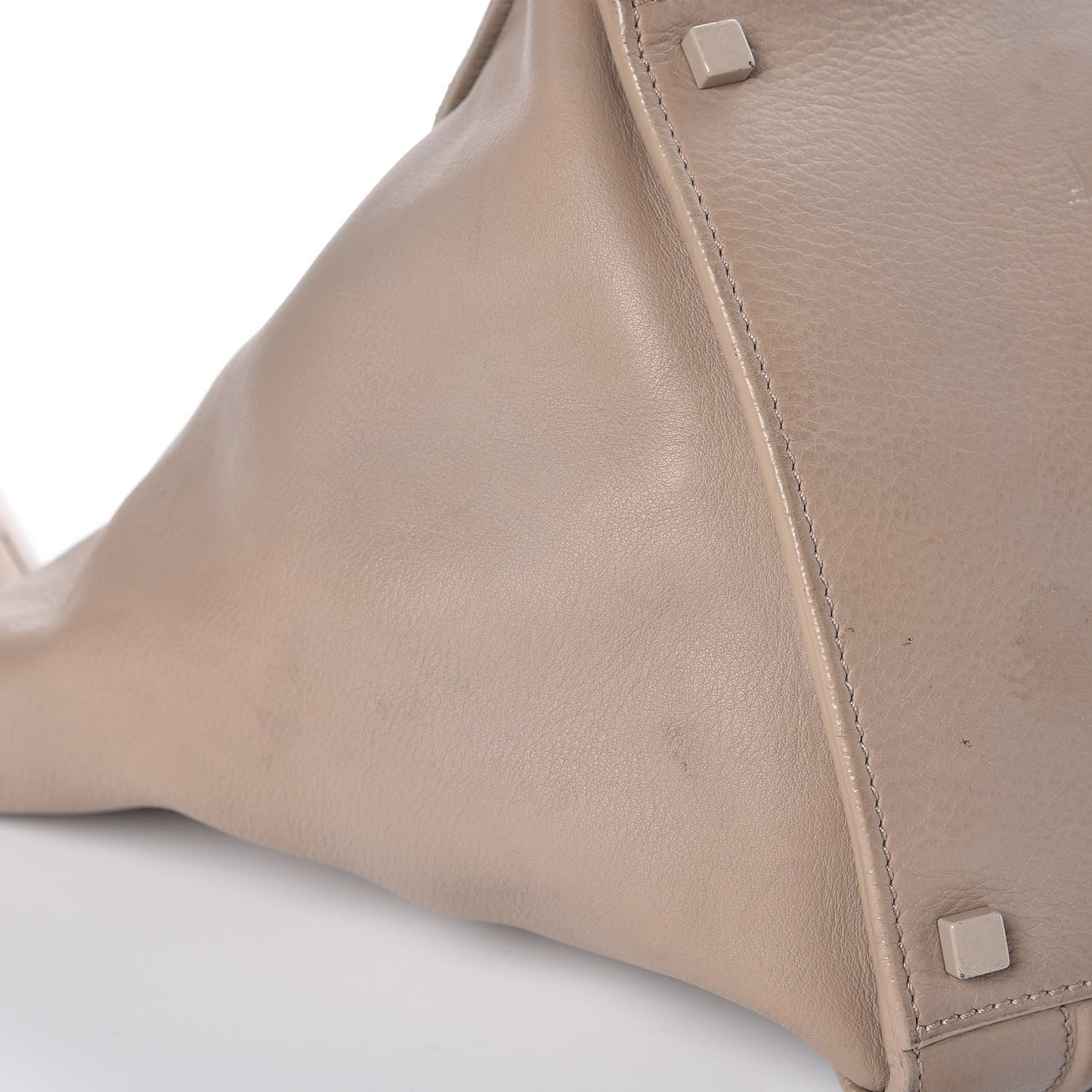 Supple Calfskin Medium Phantom Luggage Beige