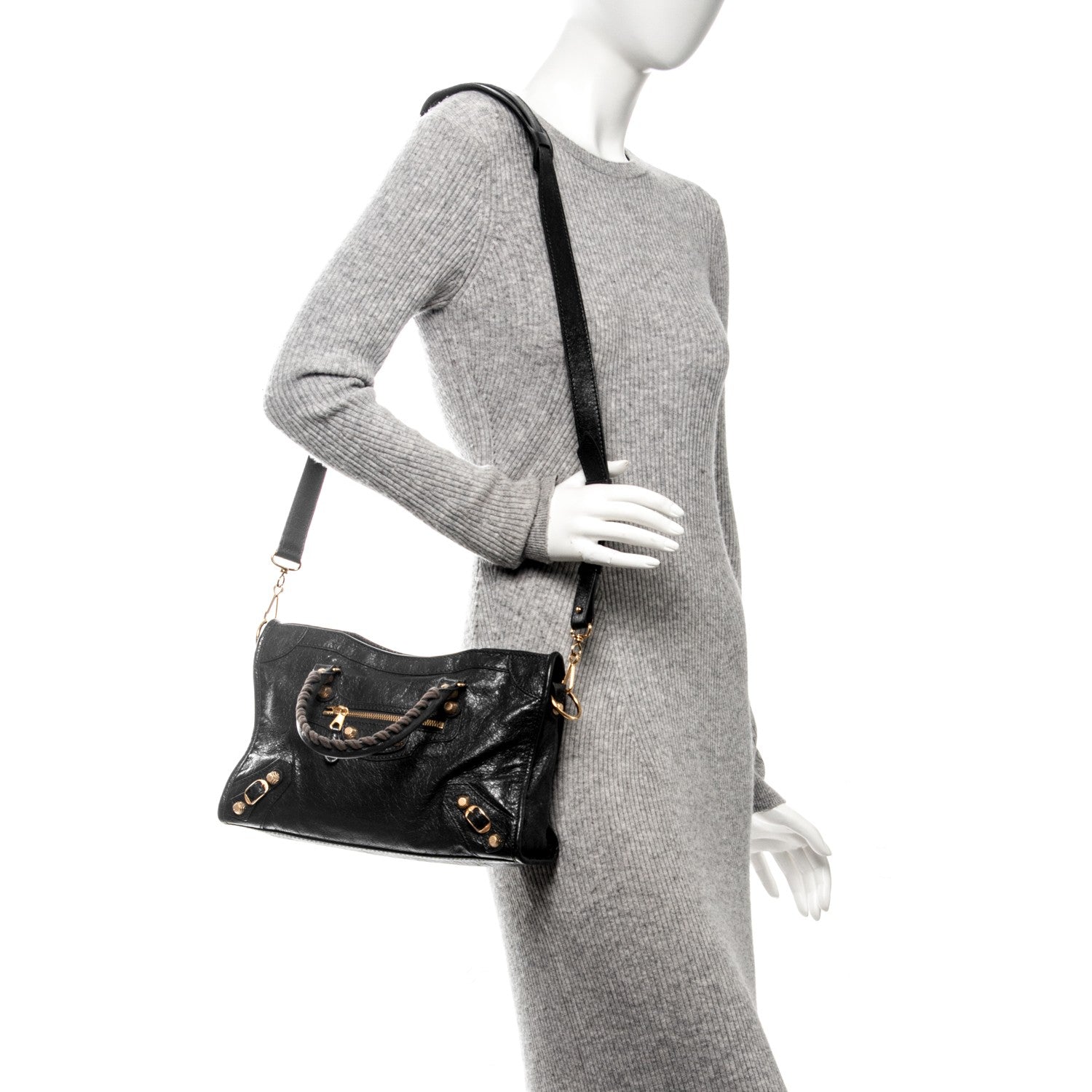 Balenciaga Agneau Giant 12 Gold Hardware S City Gris Fossile 2 of 7