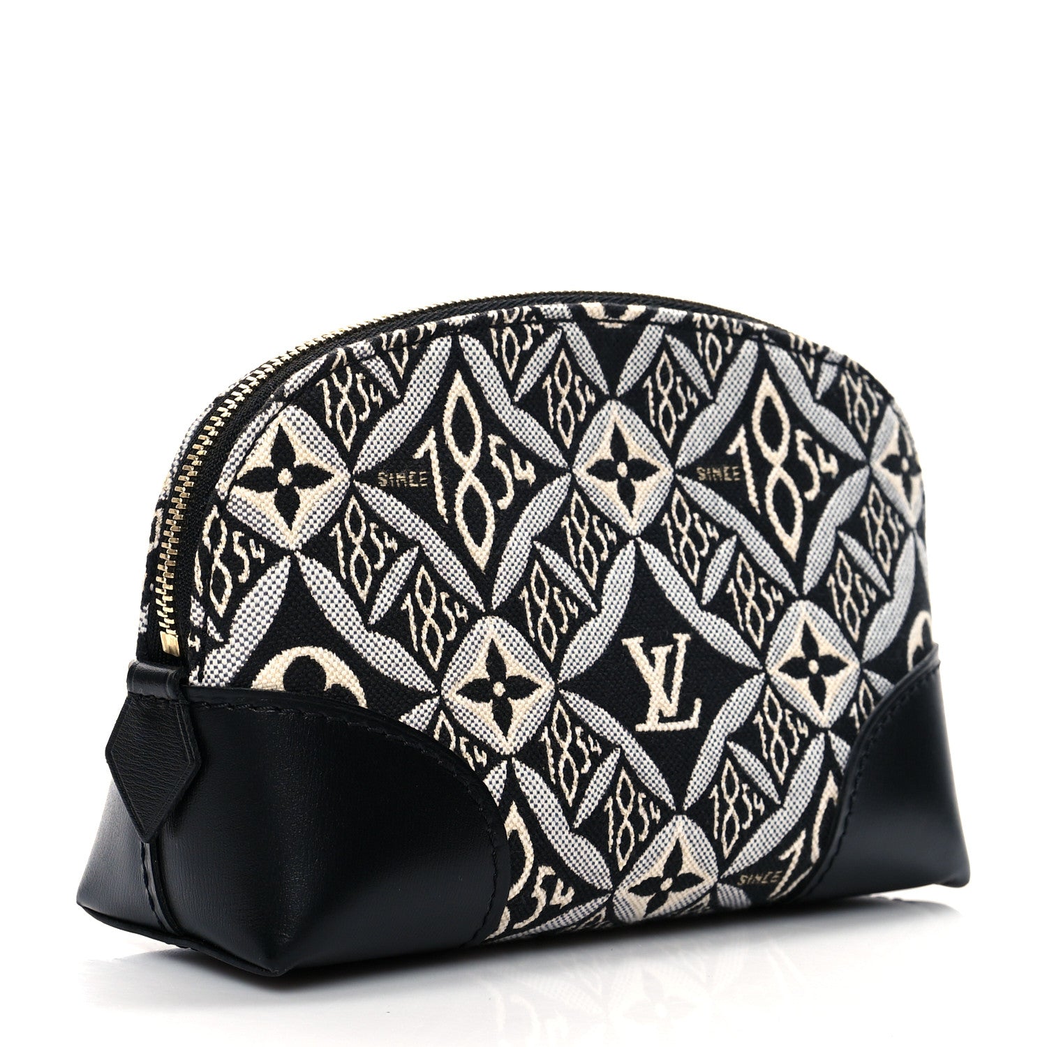 Louis Vuitton Jacquard Since 1854 Cosmetic Pouch PM Grey 4 of 9
